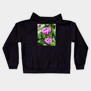 Peony flowered tulip Kids Hoodie